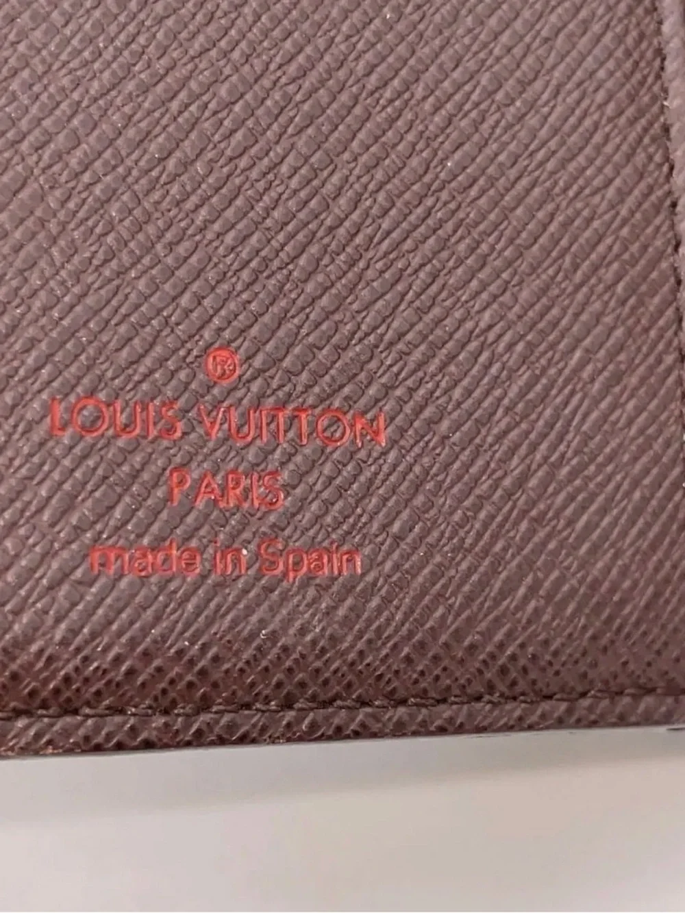 Auth Louis Vuitton Damier Ebene Agenda PM Notebook